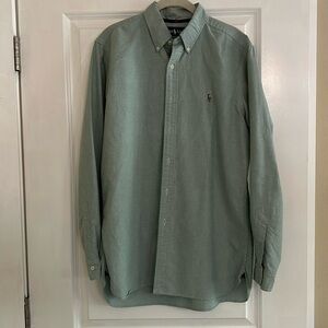 Ralph Lauren Light Green Classic Fit Button Down